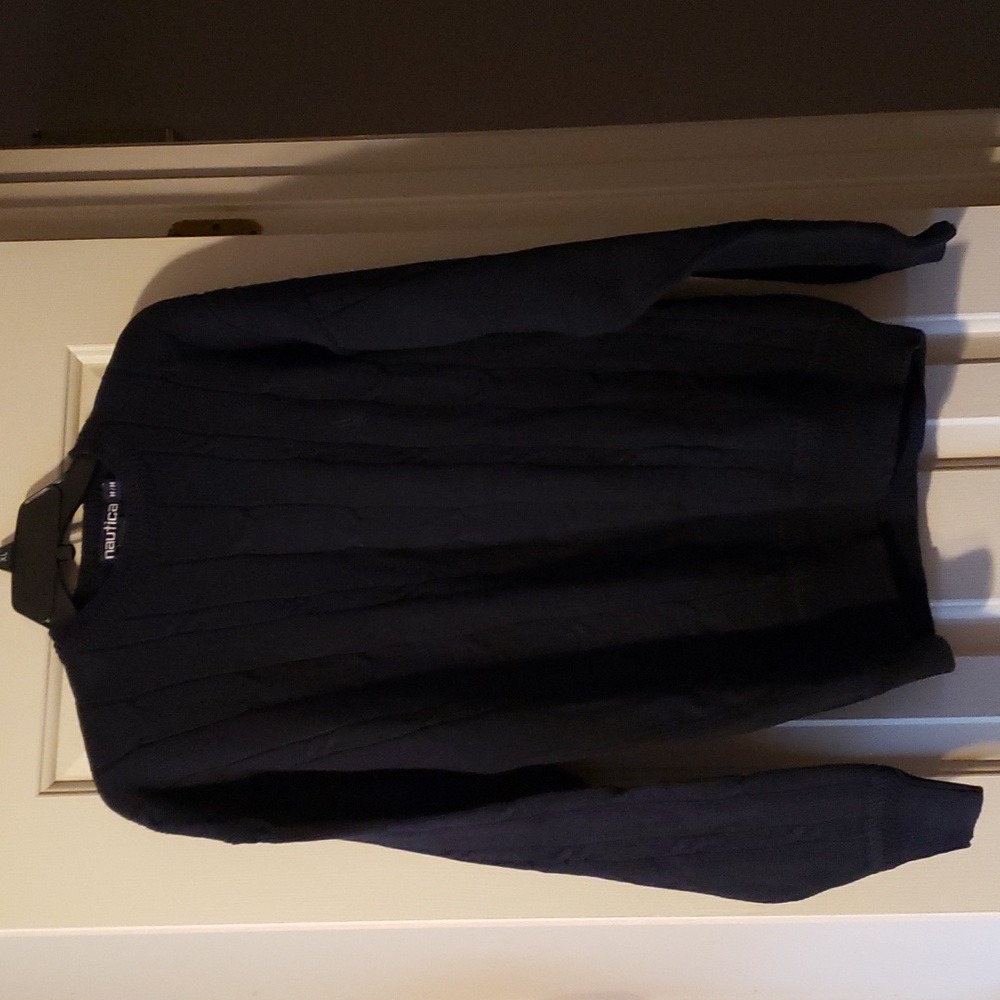 Nautica Men's Navy Blue Sweater Size M